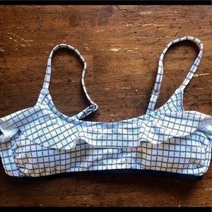 Checkered Bikini Top